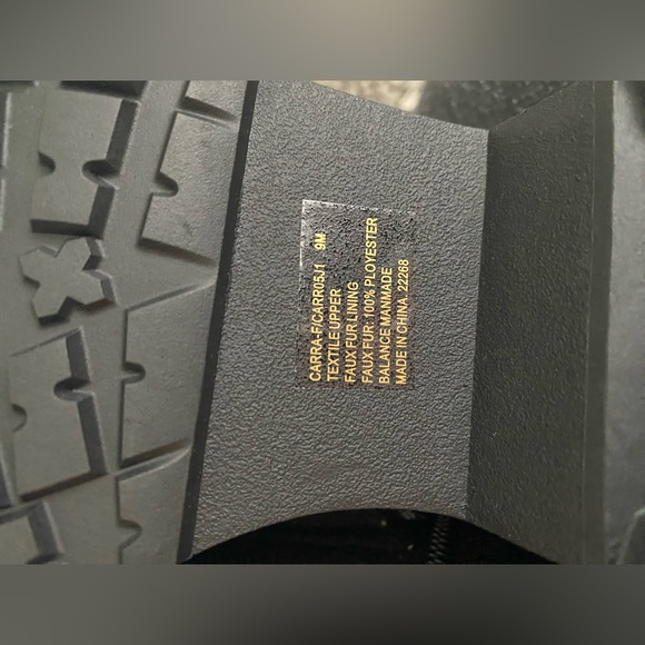 Women’s Madden Girl Furry Combat Boots. Color- Black. - Picture 12 of 13